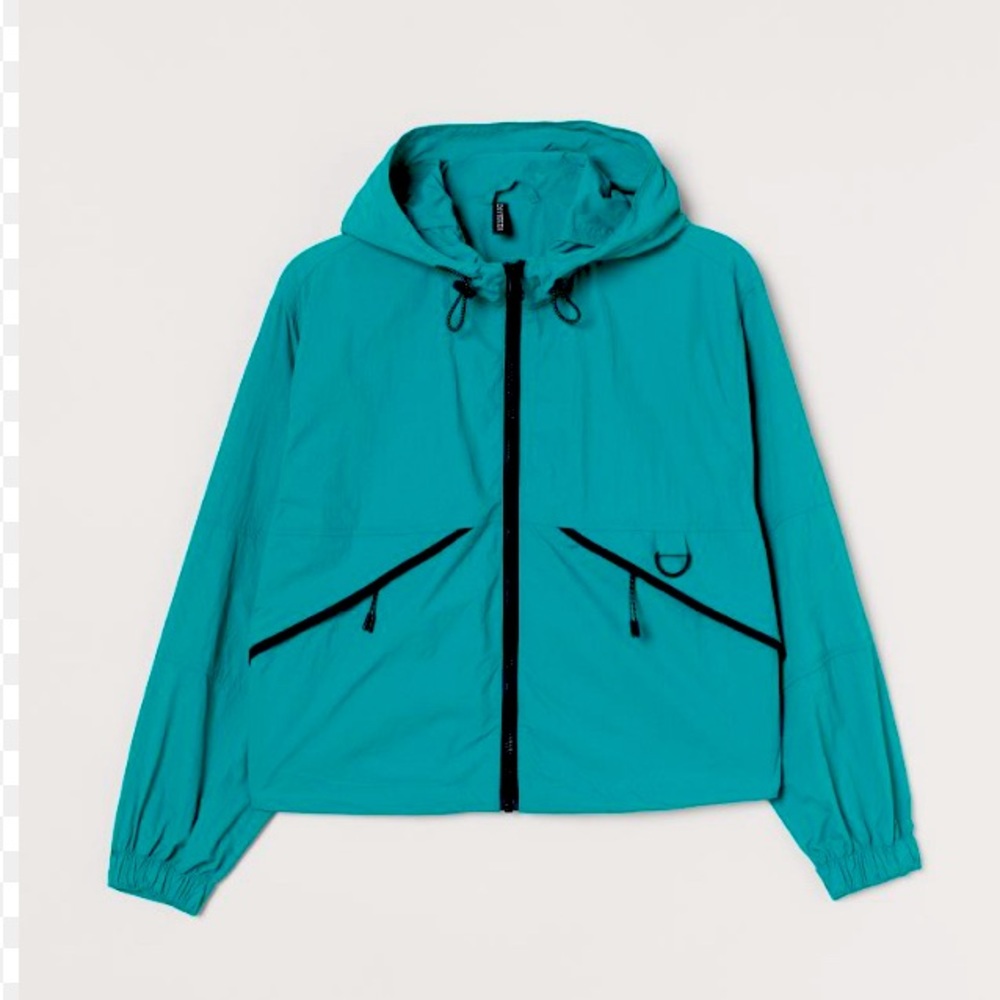 H&M Sporty Nylon Crop Jacket